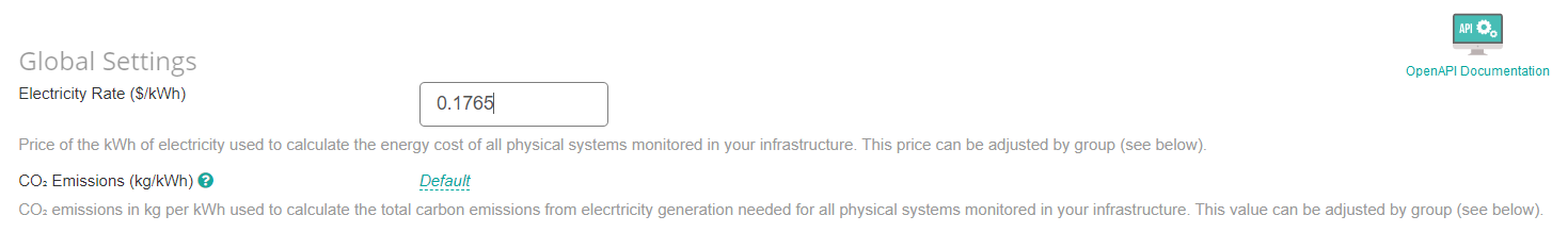 Configuring Global Settings