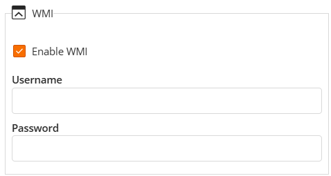 Defining WMI Options