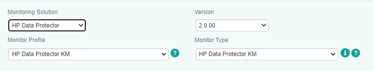 Selecting the Required Monitor Type