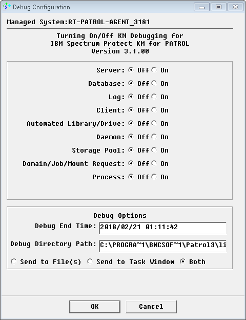 Enabling the Debug Mode
