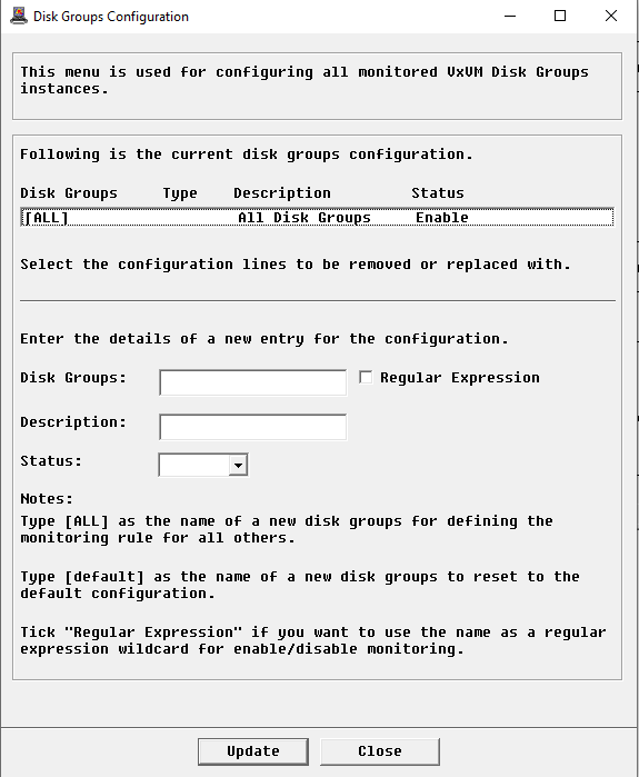 Filtering Elements to Monitor